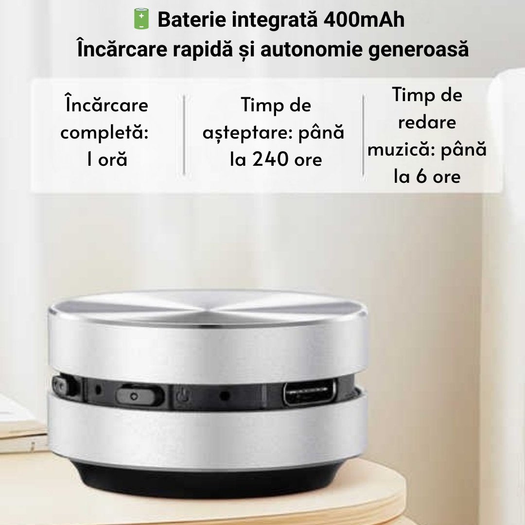 🔊 Mini Boxă Inteligentă cu Vibrații Sonore
