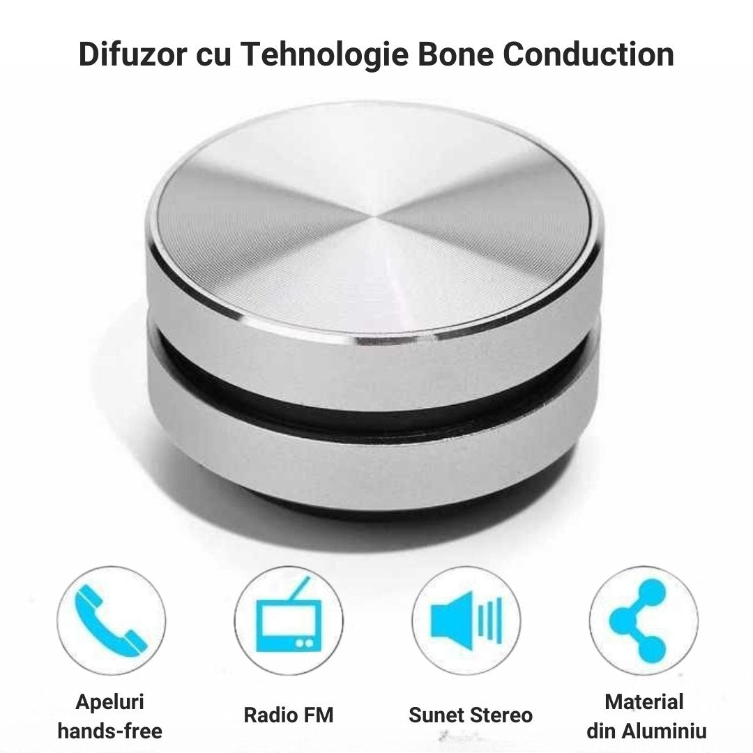 🔊 Mini Boxă Inteligentă cu Vibrații Sonore